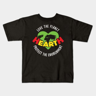 HeartH Love The Planet Protect the Environment Kids T-Shirt